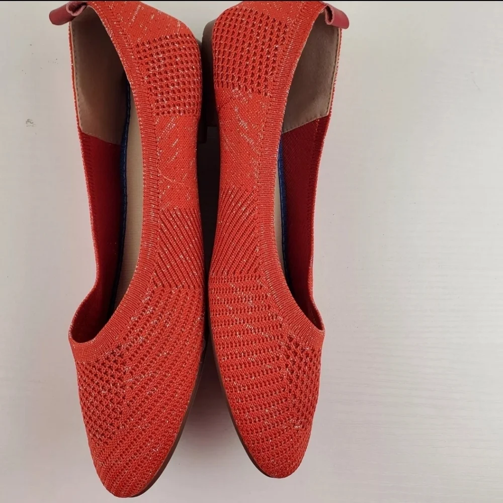 Women's‎ Red Dasti Flats Size 9 EUC